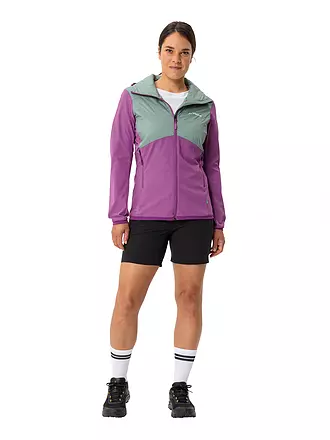 VAUDE | Chaqueta híbrida Brenva Hoodie para mujer | lila